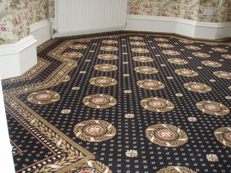 Brintons Border Carpet in bay window